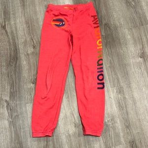 Aviator Nation Kids Red Sweatpants -  Size 14